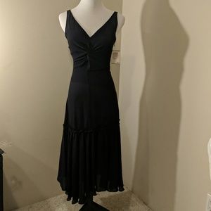 Joseph black v neck dress Size 40 (6) NWT